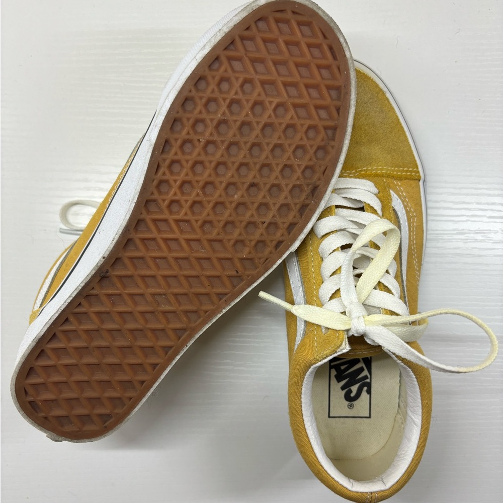Vans Old Skool Yellow Size 6.5 Women’s / 5.0 Men’s Old School Mustard Shoes Shoe